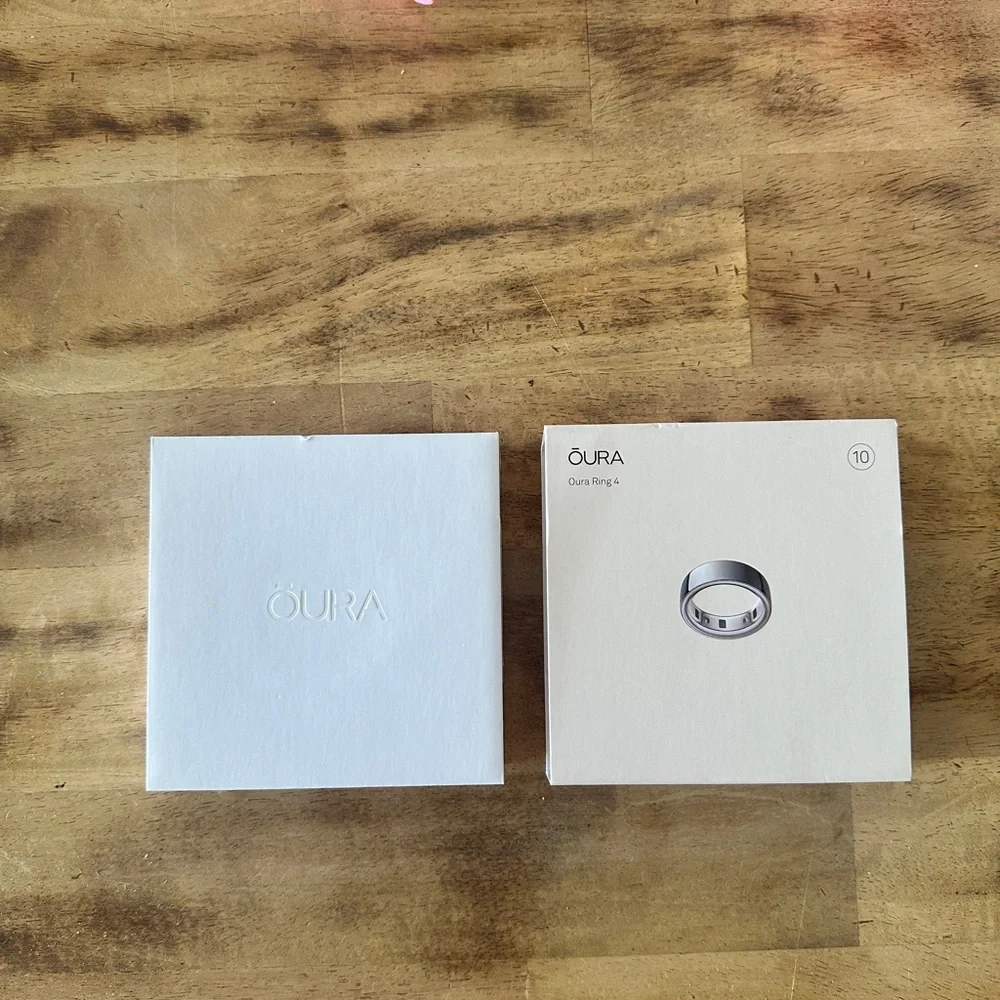 Oura Ring 4 in Elegant Silver